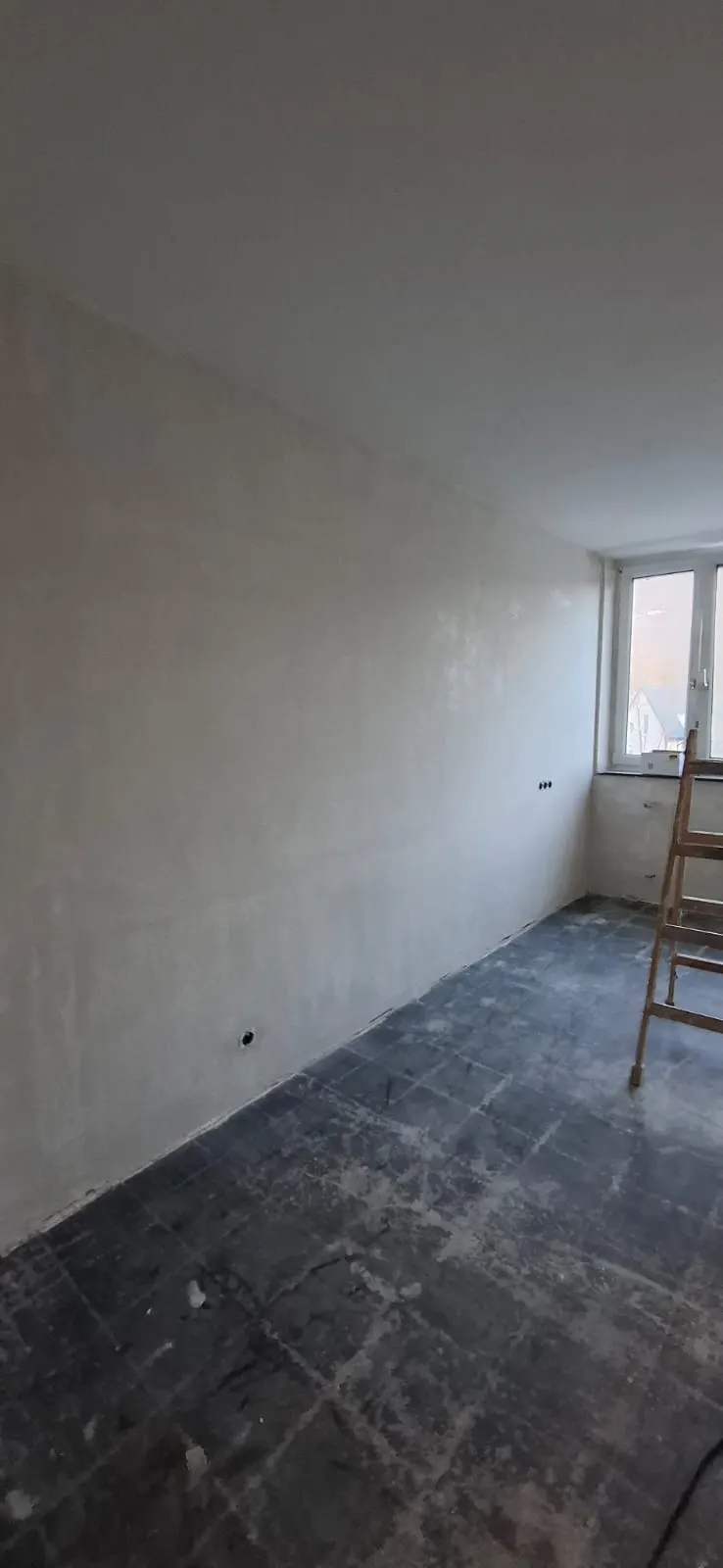 Zimmer mit neuem Estrich